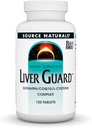 Source Liver Guard, with Silymarin, CoQ10, L- Cysteine Complex, for Healthy Liver Fungsi * - 120 Tablets
