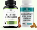Maga Root Ashwagandha & Jamur Berisi Lions Mane, Cordyceps, Reshi, Shitake