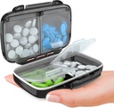Kotak Pil Kecil BEXEEN untuk Kasus Pil Kecil Purse Mini Pill - Perjalanan Medicine Pill Organizer