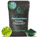 Holistic Bin Marine Phytoplankton Powder - Yang Terkembang di Nordic Green Water Farm - Nutrient-Dera-3 Superfood - Kaya di Amino Acids, Chlorophill, Vitamin & Trace Mineral - 50 Grams