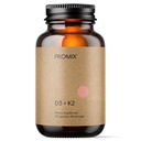 Promix Nutrition Vitamin D3 K2 5000iu suplemen 12.4; MK4 & MK7 124; Soy & Gluten Free - 90 jumlah kapsul