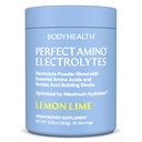 BodyHealth PerfectAmino Electrolyte Powder No Sugar, Hidration Fasting Keto Zero Sugar Electrolytes Drink Mix dengan Trace Mineral - Lemon Lime - 30 Servings