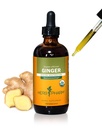 USDA Organic Ginger Root Extract *: Ditraffic & Circulation Support: 124; Ginger Tincture for Occasional Nausea 124; Non-Bitter Vegan Suppppplemen Digetical 124; 4 Oz, Sampai dengan 3 Bulan Supply
