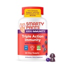 Anak-anak SmartyPants Imunity Elderberry Gummies: Anak-anak Pendukung Kebal, Vitamin C, Vitamin B6 & B12 dan Zinc, Gluten Free, Elderberry Flavor, 60 Count (30 Hari Suppply)