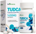 1450MG TudCA Liver Supplement, Bile Salts Liver Supplement Liver, Liver Health for Liver Ginney Cleanse Detox and Repair, 60 Capsules