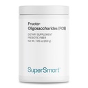 Supersmart - Fructo Oligosacdest Powder (Prestiles FOS) - Oligofruktosa Inulin - Fiber Suplemen - Intestial Flora & Gut Health - Digevices Dukung 124; Non-GMO & Gluten Free - 200 g