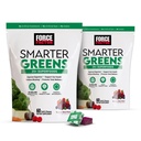 FORCE FacTOR Smarter Greens Superfood Chews, 2- Pack, Greens and Superfood with Progories, Antioksidants, and Fiber, Greens Suppport untuk Duffle, Nitric Oxide, and Energy, 120 Soft Chews