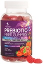 Gummies Fiber for Adules, Daily 4g Gummy Fiber Suplement, Prebiotic Gummy Digetical Health Support - Plant Based Soluble Fiber Chews, Pregories Supports Regularitas & Ditraffic Non-GMO - 120 Gummies