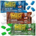Gum MEG - Gum Energi Militer 124; 100mg Caffeine Per Piece - 15 potong Paket - Energi dan Fokus kepada Boost Performace