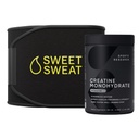 Penelitian Olahraga Creatine Monohydrate dan Sweet Sweat Waist Thrimmer - Hitam dan Kuning (Kecil)