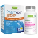 Tingkat lanjut Prenatal Multivitamin & Pharmepa Lengkap EPA DHA rTG Omega 3 10000mg Dukungan Bundle, oleh Igennus