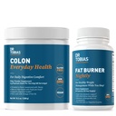 Dr. Tobias Colon Ealth and Fat Burner Nightly, Daily Digetical & Night Time Metabolic Dupport, Curb Crauges, Boost Energy & Gut Health, Non-GMO