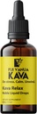 Fiji Vanua Kava Relax ™, Pure Kava Kava Suplement with Sootthing Properties, Infused with California Poppy, Hops, Skullcap & Passionflower, Liquid Drops to Calm and Unwind