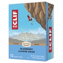 CLIF BAR - Blueberry Almond Crisp - Dibuat dengan Organic Oats - Non-GMO - Tanaman Based - Energy Bars - 2.4 oz. (12 Pack)