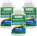 Terbaik Vitamin B1 Vitamin Sebagai Thiamine Mononitrate 500 mg 120 Tablet (120 Cacah (Paket 3)))