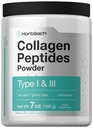 Horbäach Collagen Peptides Powder 7oz 124; Tipe I dan III 124; Unflagranted Multi Collagen Protein dan Amino Acids 124; Gluten Bebas, Keto & Paleo Friendly