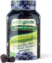 Ashwagandha Gummies, Potency Ashwagandha Root Extract dengan Magnesium Glycinate, Meltonin, B6, Valerian Root, GABA, Passion Flower for Men and Women. 60 Count 30 porsi oleh My VidaPure
