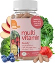 Zahler Multivitamin Beauty, Daily Multivitamin + Skin Hair dan Nails Dukungan, untuk Perempuan dan Pria Dengan Besi, Bersertifikat Kosher, 60 Kapsul