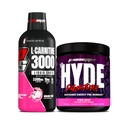 PROSUPPS L- Carnitine 3000 Stimulant Free Liquid Shots (31 Serbu Bebas, Dragon Fruit) dan Mr Hyde Signature Series Pre-Workout Energi Minuman (30 Serbu, Debu Pixie) Bundle