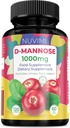 D Mannose 120 Capsules - 1000 mg per Dose - Dietary Supplement Membantu Kesehatan Trakta Urmonary - Vegan Natural UTI Pertahanan