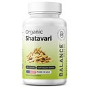 Shatavari Organik 1200 mg, 60 Kapsul - Lactation Dukung Vitamin, Hormonal Saldo for Women, Asparagus Racemogus Root