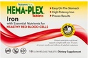 NaturresPlus Hema- Plex Iron - 10 Slow- Lepaskan Tablet - 85 mg Chlated Iron - Total Blood Health - dengan Vitamin C & Bioflavonoid - Vegan, Gluten Free - 10 Servings