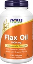 Sekarang Suplemen Makanan, Flax Oil 1.000 mg dibuat dengan Minyak Flix Organik, Dukungan Kardiovaskular *, 250 Softgels