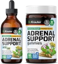 BIO KRAUTER Adrenal Dukung 60 Gummies & Adrenal Dukung Tarture 4 Fl.