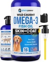 Omega 3 Minyak Ikan untuk Anjing - Lebih baik daripada Salmon Oil untuk Anjing - Penambahan Ikan Anjing - Mengurangi Shedding & Itching
