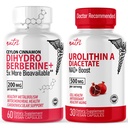 Fusion Alam Nutri Dihydroberberine (60 Kapsul) & Urolithish A Diacetate 500mg Supplemen Energi Booster