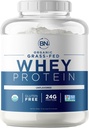 Powder Whey Whey - USDA Organik - Protein Tinggi 24g - 5 lb / 72 Servings - Cold Processed - Non-GMO - RBGH-Wisconsin USA