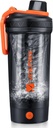 VoLTRX Electric Protein Shaker Bottle - USB Rechargable Mixer Cup untuk Shakes and Meal Replacements, BPA- Free Tritan, 24oz