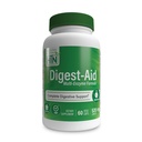 Diget-Aid Aid 124; Complete Digetical Enzyme Formula dengan Pre dan Probiotic Scruption 124; Diffic & Nustation Support 124; Fast Acting Discomfort Relief 124; None-GMO 124; by Health Thru Nutrition (Pack of 60)