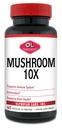 Lab Olympian 10X Mushroom Suplemen Kapsul - Comprehensive Formula Supporting Immune System, Antioksidant, Brain Health - 60 Capsules (30 Pelayan)