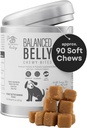 Ballanced Belly Propoles for Dogs - Digetical Health Chews with Pregrance, Allergy & Journer Dog Suppplement for Gut Health, Diare Relief, and Itchy Skin - 90 Soft Chews