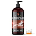 Murni Minyak Salmon Liar untuk Anjing & Kucing Skin dan Coat - Cairan Minyak Ikan dengan Pompa - Support Fungsi Gabungan, Immune & Heart Kesehatan - Omega 3 Liquid Food Suplemen - Semua EPA Alam + DHA - 32oz