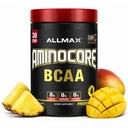 ALLMAX Nutrection AMINOCORE BCAA Powder, 8.18 Grams of Acids Amino, Intra dan Post Workout Recovery Drink, Gluten Free, Pineapple Mango, 315 g