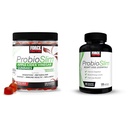 Force Factor ProbioSlim Apple Cider Vinegar Gummies with LactoSpore Progories, 120 Count & ProbioSlim Weight Loses Estials Daily Digetical Health Probiotic, 120 Capsules