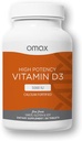 Omax3 Vitamin D3 5000 IU + Calcium, 90-Day Supply, Strong Bones, Muscles & Joints, Heart Health, Imunity, Non GMO, No Gluten, No Soy (Paket Baru) - 90 Tablets (90)