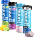 Nuun Hydration Electrolite Tablets - Dissolable in Water, Complete Pack 124; 5 EstiveElectrolites for Hidration 1g Sugar Drink Mix 124; Vegan, Non- GMO 124; 4 Pack (40 Total Servis)