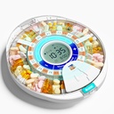 Upgraded Automatic Pill Dispenser for Elderly with Alarm: Smart Pill Dispenser Machine with 28- Slot, Mix-Proof Tech & XL LCD, Enhanced Durability for Daily Medicine Management