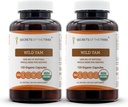 Rahasia Suku Liar Yam Capsules 1000 mg bertanggung jawab farmed USDA Organik Yam (Dioscorea Vilanosa) Root kering, Hormone Dukungan (2x120 Kapsul)