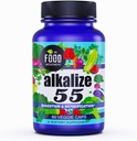 Gerakan Makanan - Alkulisasi 55, 55 Fermentasi Foods dengan Black Earth Humic Fulvic Trace Mineces, Electrolytes, pH Saldo, Imune Boosting, Vegan - 60 Vevgie caps