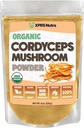 XPRS Nutra Organic Cordyceps Mushroom Powder - Premium Cordyceps Mushroom - Real Mushroom Cordyceps Popper for Energy and Ammune Dukung - Mashroom Cordyceps Frily (8 oz)