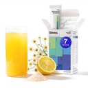 Sleep Aid Powder - Calming Drink for Deep Sleep with Liposomal Saffron, Magnesium & PharmaGABA Melonabin- Free Natural Supplemen Bebas untuk Mengurangi Stres dan Menimbulkan Quality Chamomile Lemonade 7 Sticks