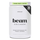 Beam Collagen Powder, Collagen for Women, Collagen with Hyaluronic Acid, Collagen Peptides Type 1 and 3, with Biotin, Grass Fed Bovine, Third- Party Tested, Best for Coffee, Vitamin C, 30 Servings