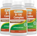 Kompleks B 100 Terbaik 120 Tablet (B Kompleks Vitamin) (120 Cacah (Paket 3))