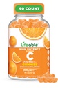 Lifeable Vitamin C Gummies untuk Dewasa 124; 750mg 124; Great Tasting Orange Flavor VIT C 124; Vegan Non GMO Vitamin C Chewable 124; untuk Hammune Dukungan 124; 90 Gummi