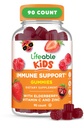 Lifeable Kids Ammune Support gummere 144; Elderberry Vitamin C dan Zinc 124; Great Tasting Ammune Support Elderberry Gummies for Children 124; Kids Elderberry Gummies for Boys, Girls 144; 90 Gummies