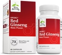 Terry Tentu HRG80 Pria Merah Ginseng Daya - Sirkulasi Darah & Endurance Dukungan - Tambahan Dieter dengan Ginseng & Zinc - Herbal Tambahan Energi - 48 Kapsul